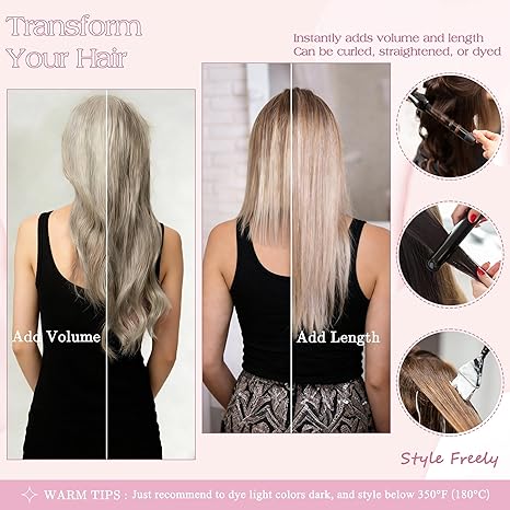 Blonde Tape In Hair Extensions - Image 4