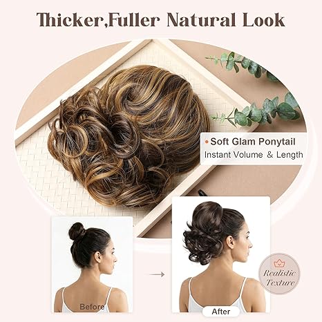 Curly Drawstring Ponytail Extension - Image 4
