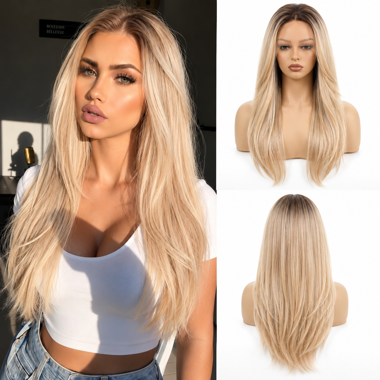Blonde HD Lace Front Wig
