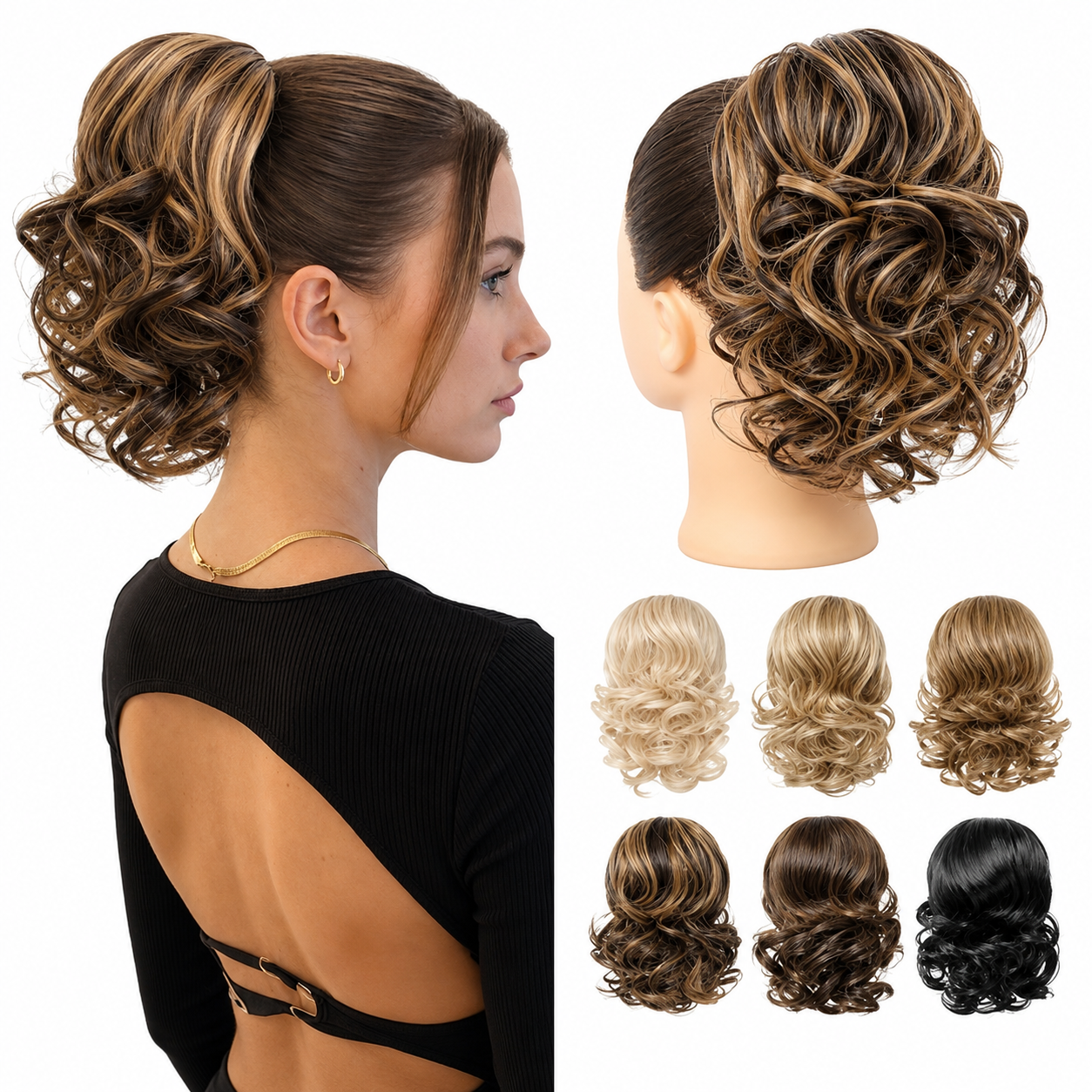 Curly Drawstring Ponytail Extension