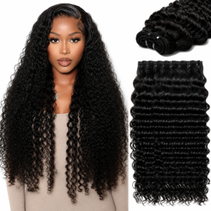 Deep Wave Human Hair Bundles